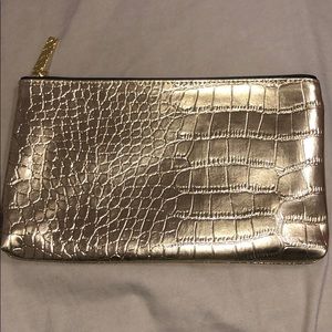 Gold Makeup Bag